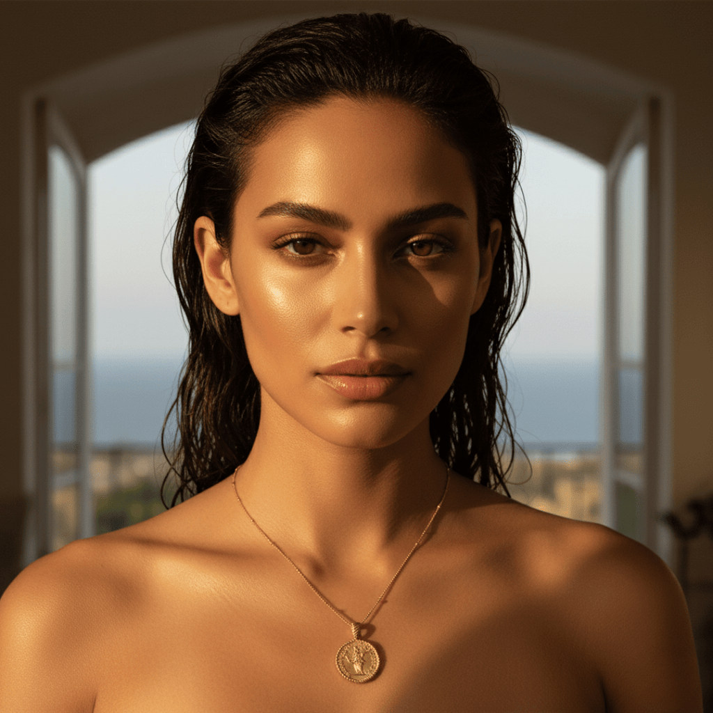 Empowerment Sieraden - Athena Munt Ketting voor Vrouwen, Antiek Ontwerp