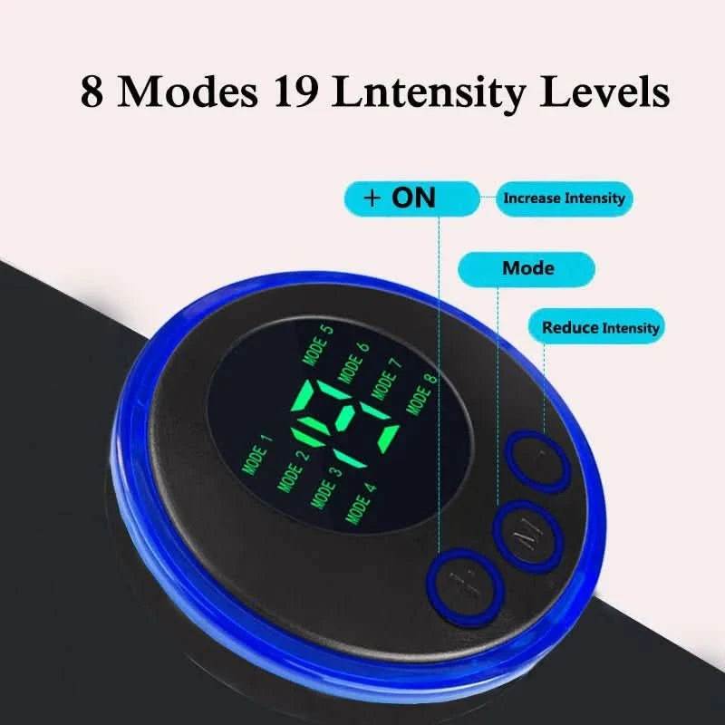  Ems abdominal muscle trainer - effective belly trainer for strong abdominal muscles, portable fitness device with 19 intensity levels-6