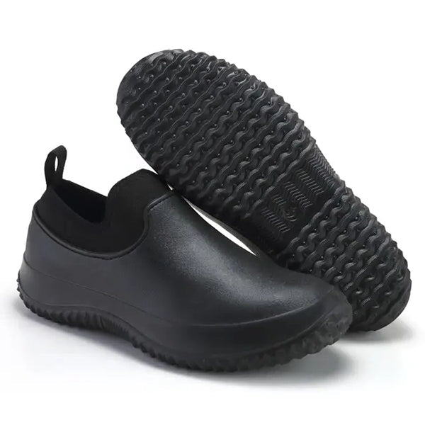 EnduroWear – Sapatos de Trabalho Impermeáveis Slip-On para Conforto e Segurança