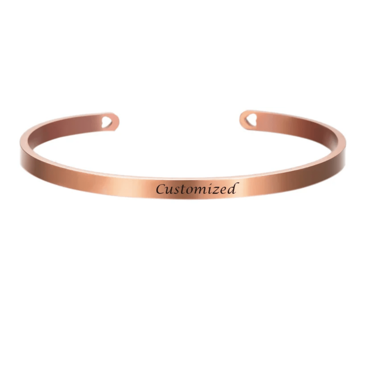 ENGRAVIA – Bracelet gravé personnalisé en acier inoxydable