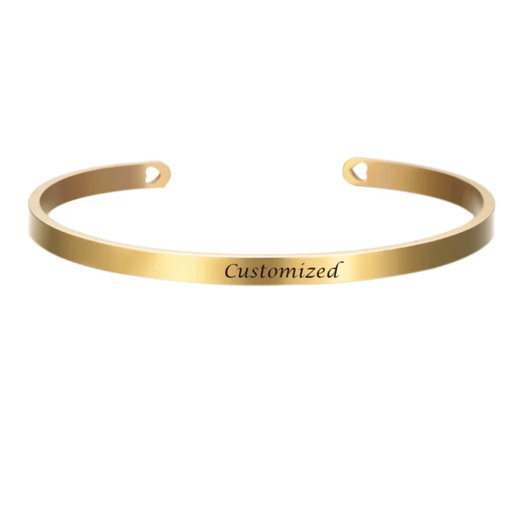 ENGRAVIA – Pulsera personalizada grabada en acero inoxidable
