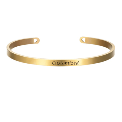 ENGRAVIA – Gepersonaliseerde gegraveerde armband van roestvrij staal