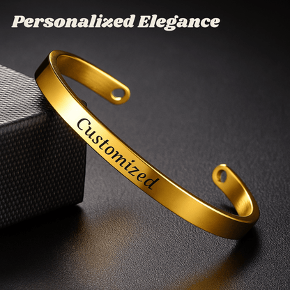 ENGRAVIA – Gepersonaliseerde gegraveerde armband van roestvrij staal