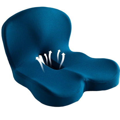 ErgoComfort Pad - Cuscino di seduta ergonomico in schiuma a memoria di forma