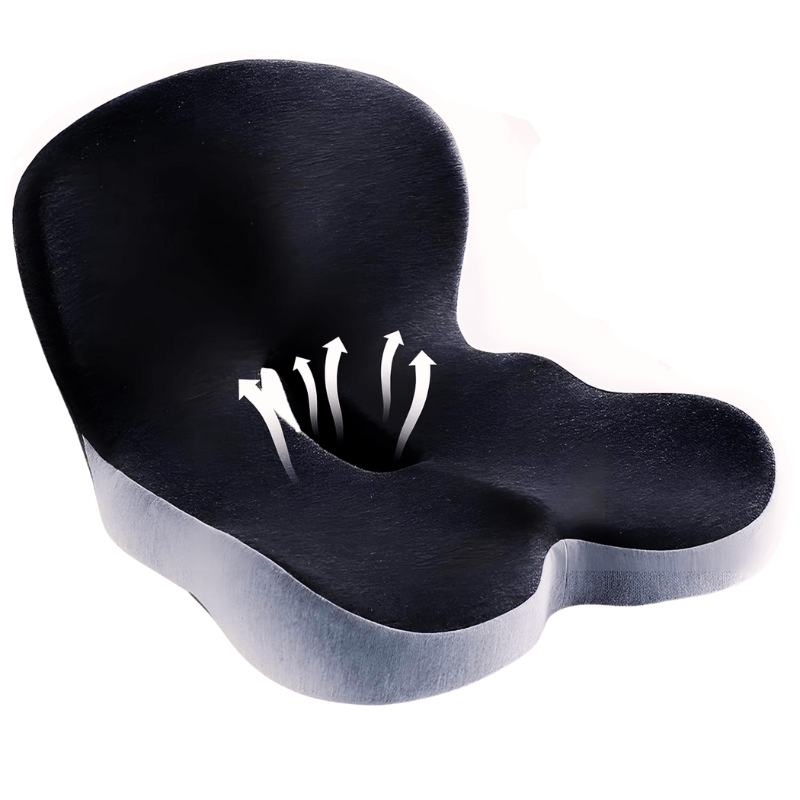 ErgoComfort Pad - Cuscino di seduta ergonomico in schiuma a memoria di forma
