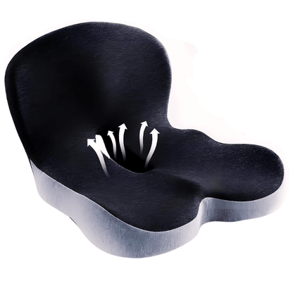 ErgoComfort Pad - Cuscino di seduta ergonomico in schiuma a memoria di forma