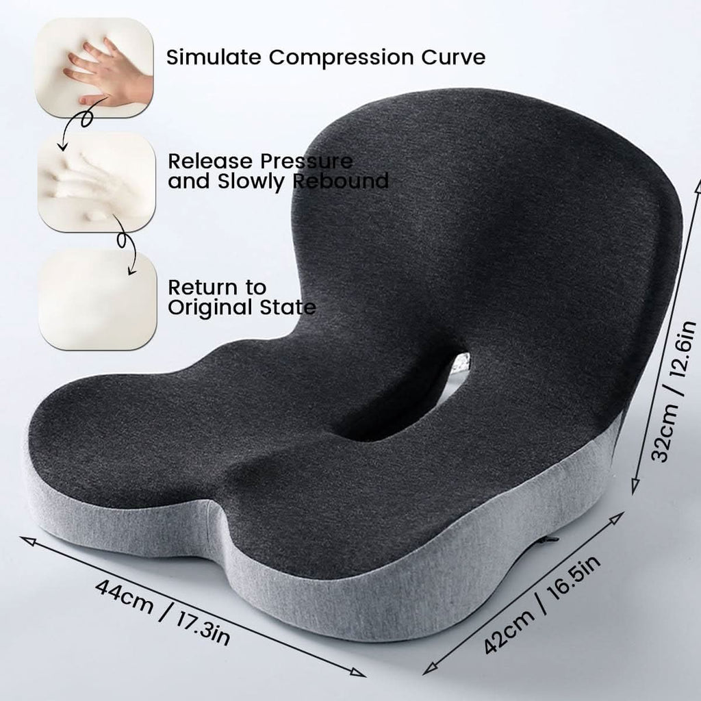 BODYFORM KUSSEN – Ergonomisch traagschuim zitkussen voor dagelijks comfort