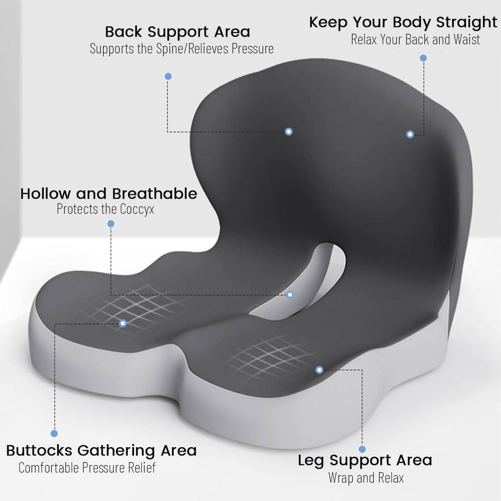 BODYFORM KUSSEN – Ergonomisch traagschuim zitkussen voor dagelijks comfort