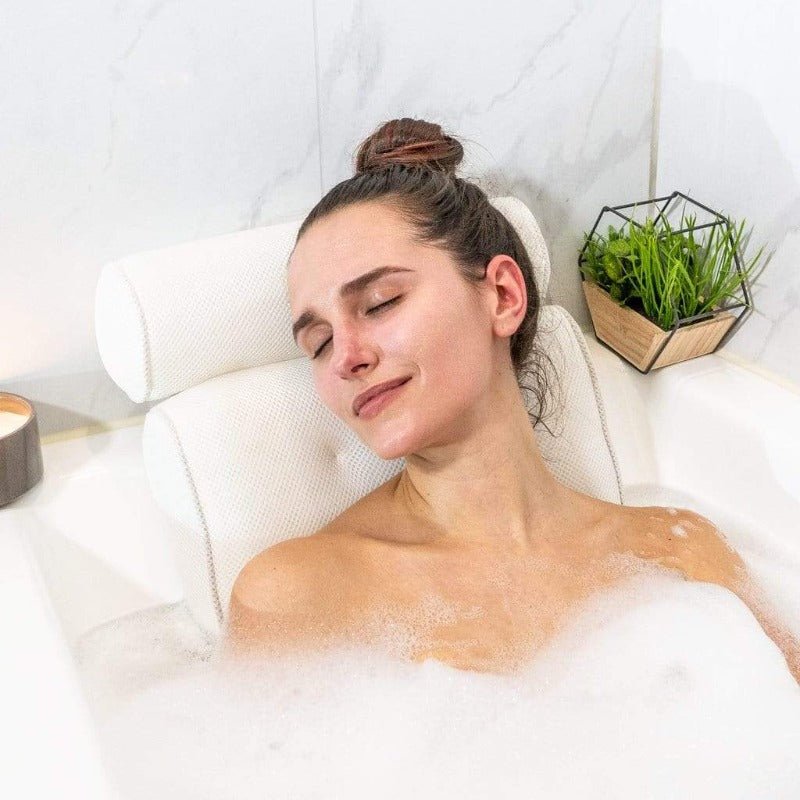  Serenilux ergonomic bathroom pillows with antimicrobial network for ultimate comfort-5