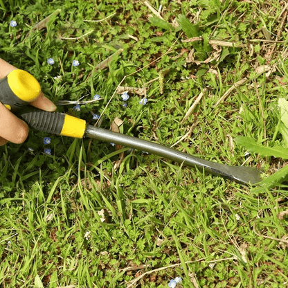 Ergonomic Transplant Shovel with High Carbon Steel Blade and Comfortable T-Handle – Black and Yellow Garden Tool-4