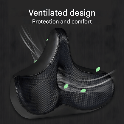 Ergorid Thron Fietszadel – Ergonomisch, Weerbestendig Comfort voor Mannen & Vrouwen