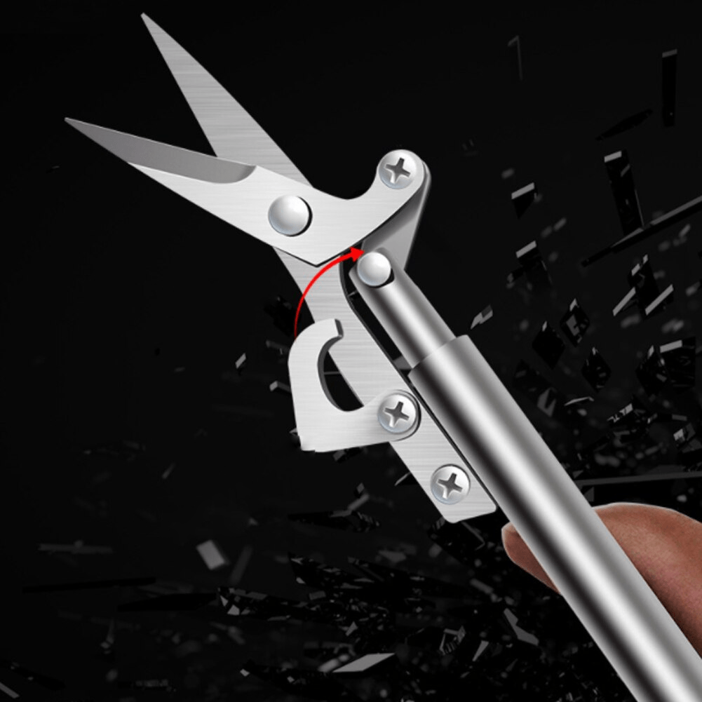Ergonomic Gardening Scissors with Carbon Steel Blade – One-Handed Pruning Tool for Efficient Cutting-2