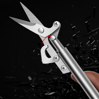 Ergonomic Gardening Scissors with Carbon Steel Blade – One-Handed Pruning Tool for Efficient Cutting-2