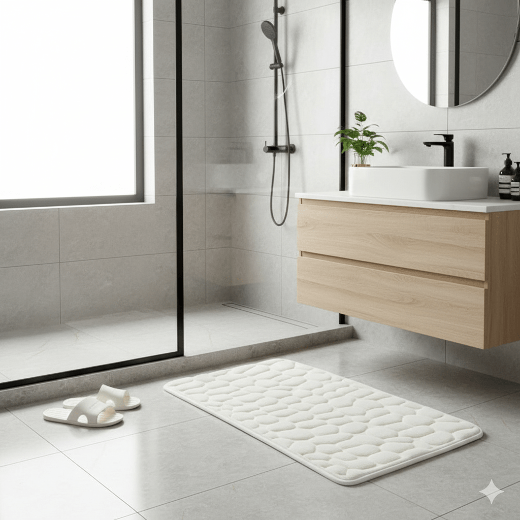 ETERNASTEP MAT – Tappetino da bagno ultra morbido e ad asciugatura rapida per comfort e sicurezza