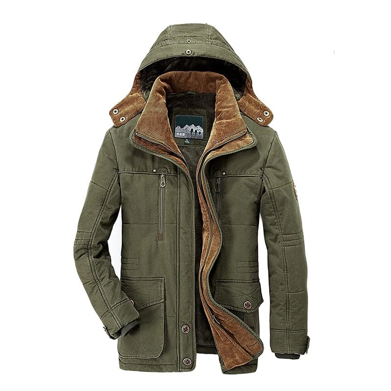 POLARON – Eco-Friendly Men's Insulated Winter Jacket, Rain Resistant Design 9
