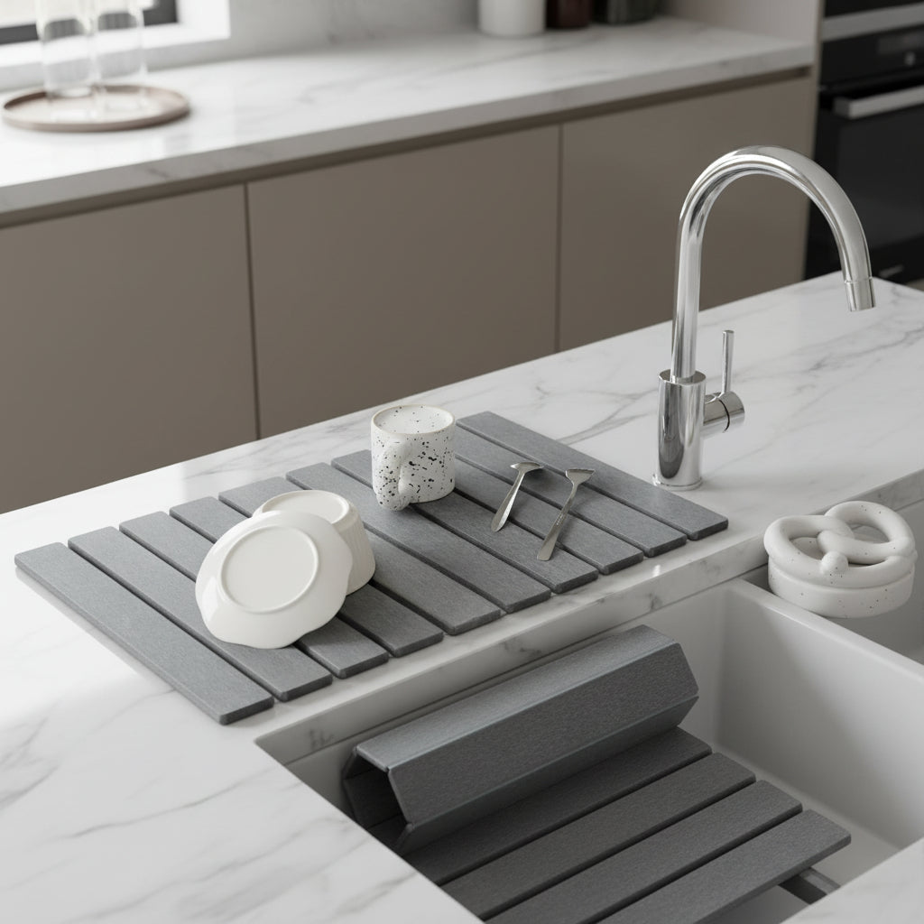 SILICADRY – Instant-Dry Diatomite Stone Mat for Clean, Hygienic Surfaces 1