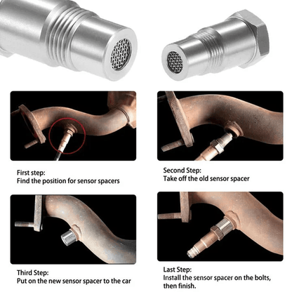 EXHAUSTPRO M18 – Stainless Steel O2 Sensor Adapter for Off-Road & Show Cars