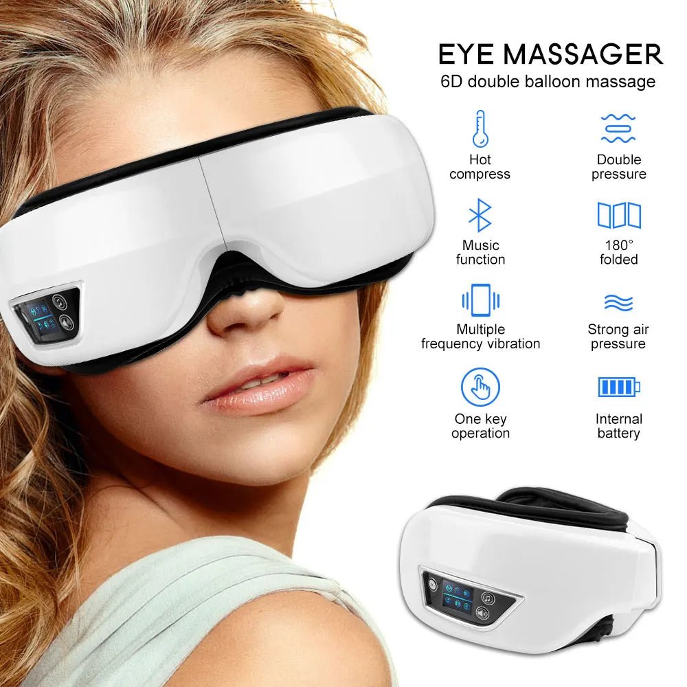  Eyeglow Smart 6d eye massager with airbag technology and music function-4
