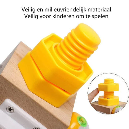 TOYCUBE - Draagbare leerkubus met interactieve activiteiten voor onderweg
