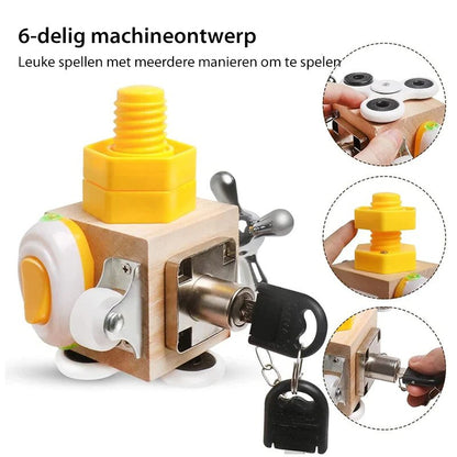 TOYCUBE - Draagbare leerkubus met interactieve activiteiten voor onderweg