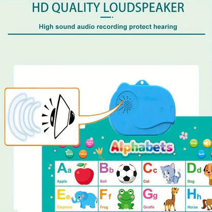 Playlearn ABC Muurposter - Sprekende Alfabet Grafiek - Educatief Leerspeelgoed voor Kleuters