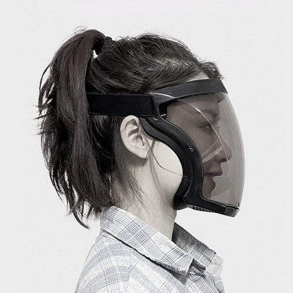 Full Face Shield with Adjustable Fit, Anti-Fog Coating, High-Impact Polycarbonate Protection – Waterproof and Washable-5
