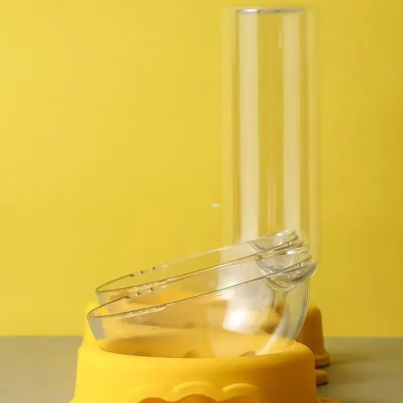 FEASTFLOW – Stazione di Alimentazione Elevata 3-in-1 con Distributore d'Acqua