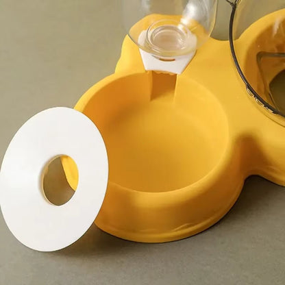 FEASTFLOW – Stazione di Alimentazione Elevata 3-in-1 con Distributore d'Acqua