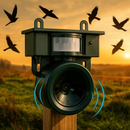 Birdguard Sensor - Répulseur d'oiseaux activé par le mouvement pour les espaces extérieurs calmes