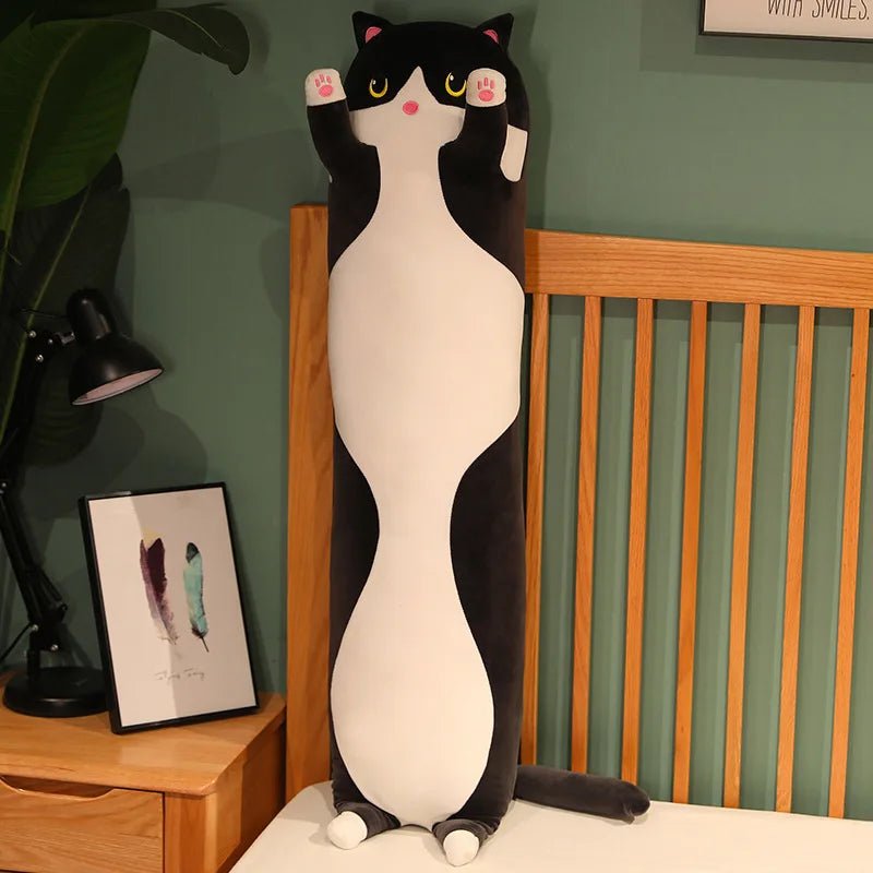 FELINEDREAM – Morbido Cuscino Gatto in Peluche per Bambini