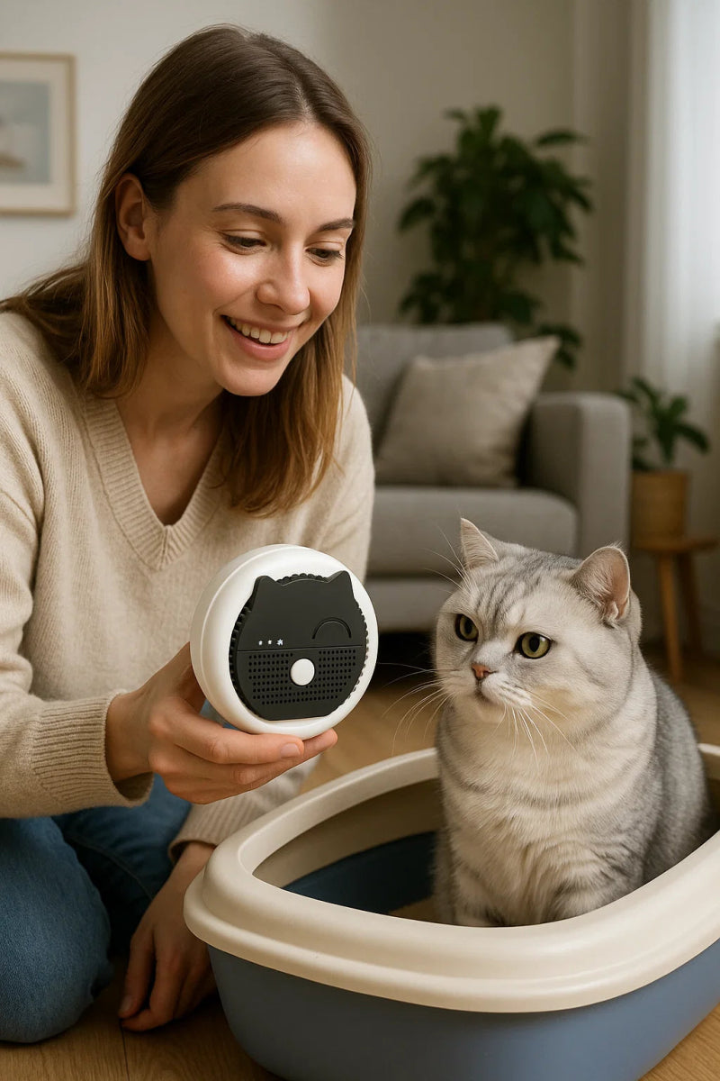 FelineFresh – Gránulos desodorizantes para arena de gato para una frescura duradera