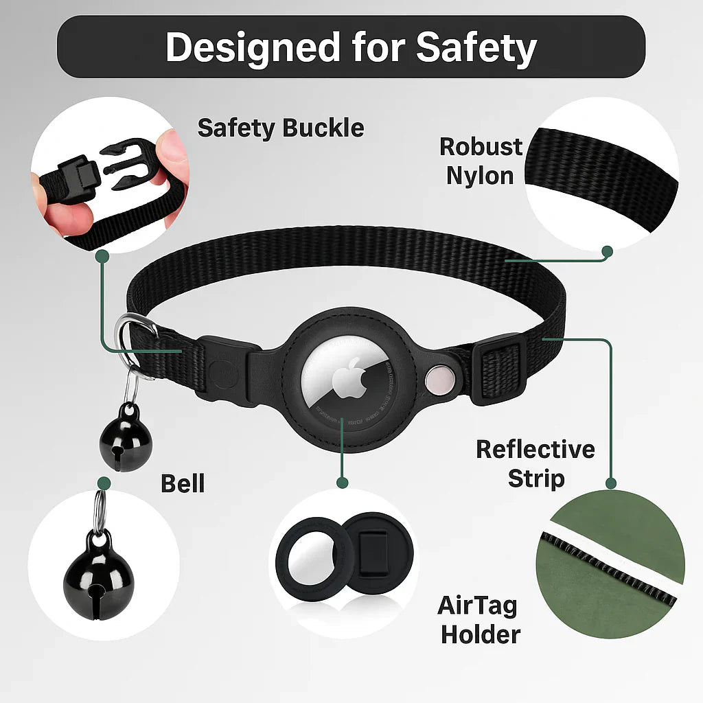 FELITRACK – Coleira com GPS para Gatos com Design Reflector