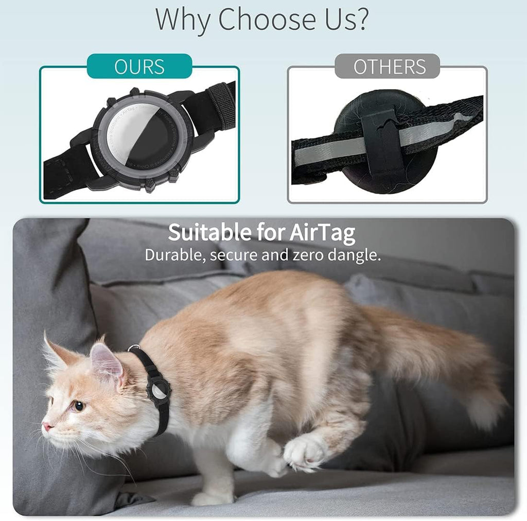 FELITRACK – Collier traceur GPS pour chat avec design réfléchissant
