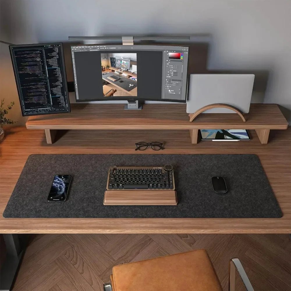 DESKFORM MAT – Protection en feutre structurée pour espaces de travail modernes