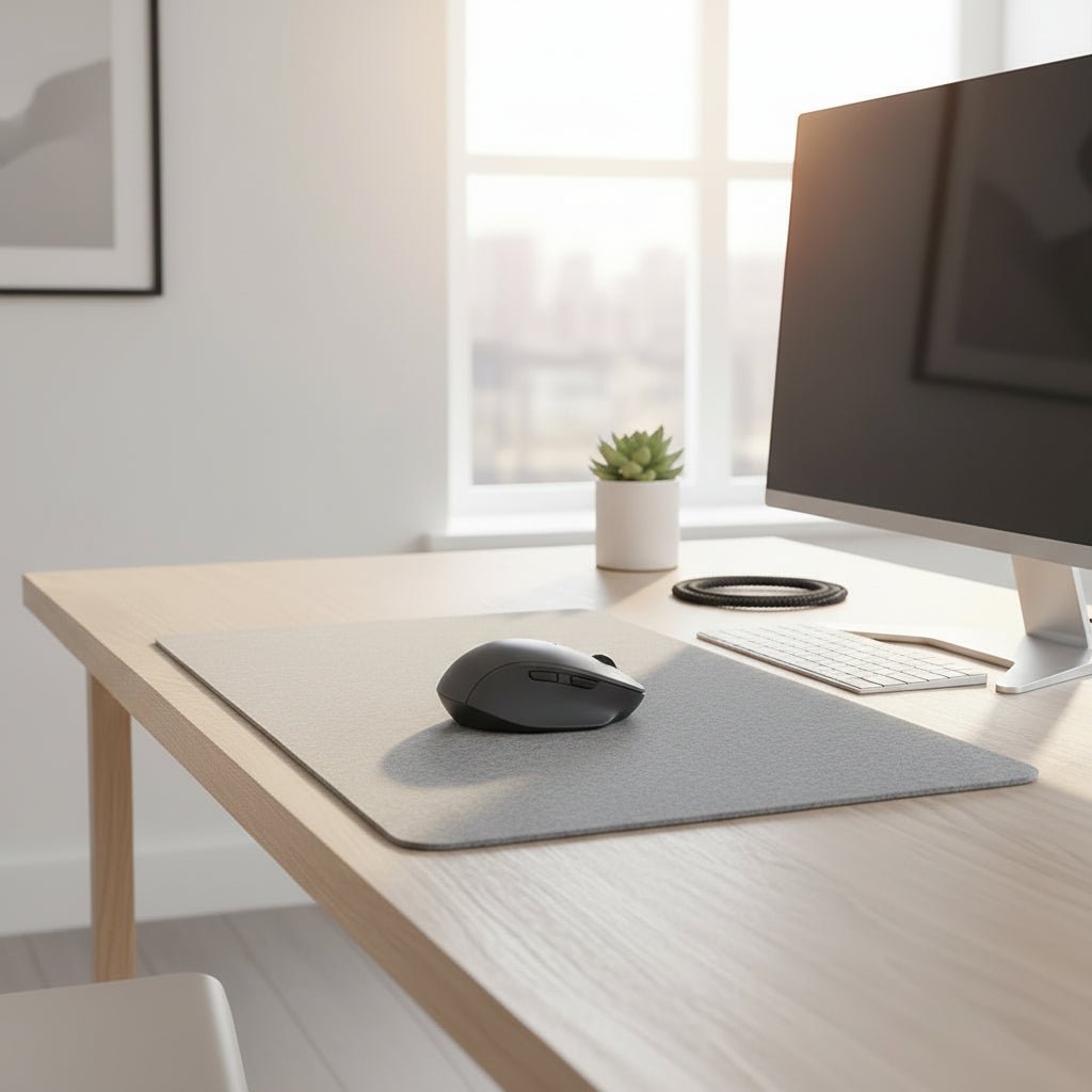 FELTORA – Premium Wool Felt Mouse Pad, Anti-Slip Desk Protector for Home & Office 1