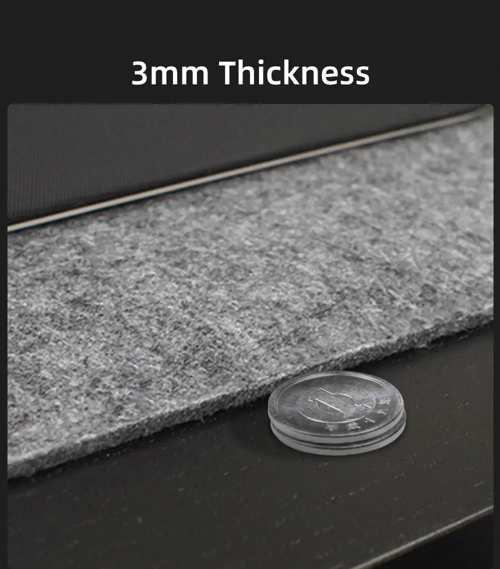 FELTPRO – Grand tapis de bureau en feutre de laine pour un travail fluide et la protection de la table