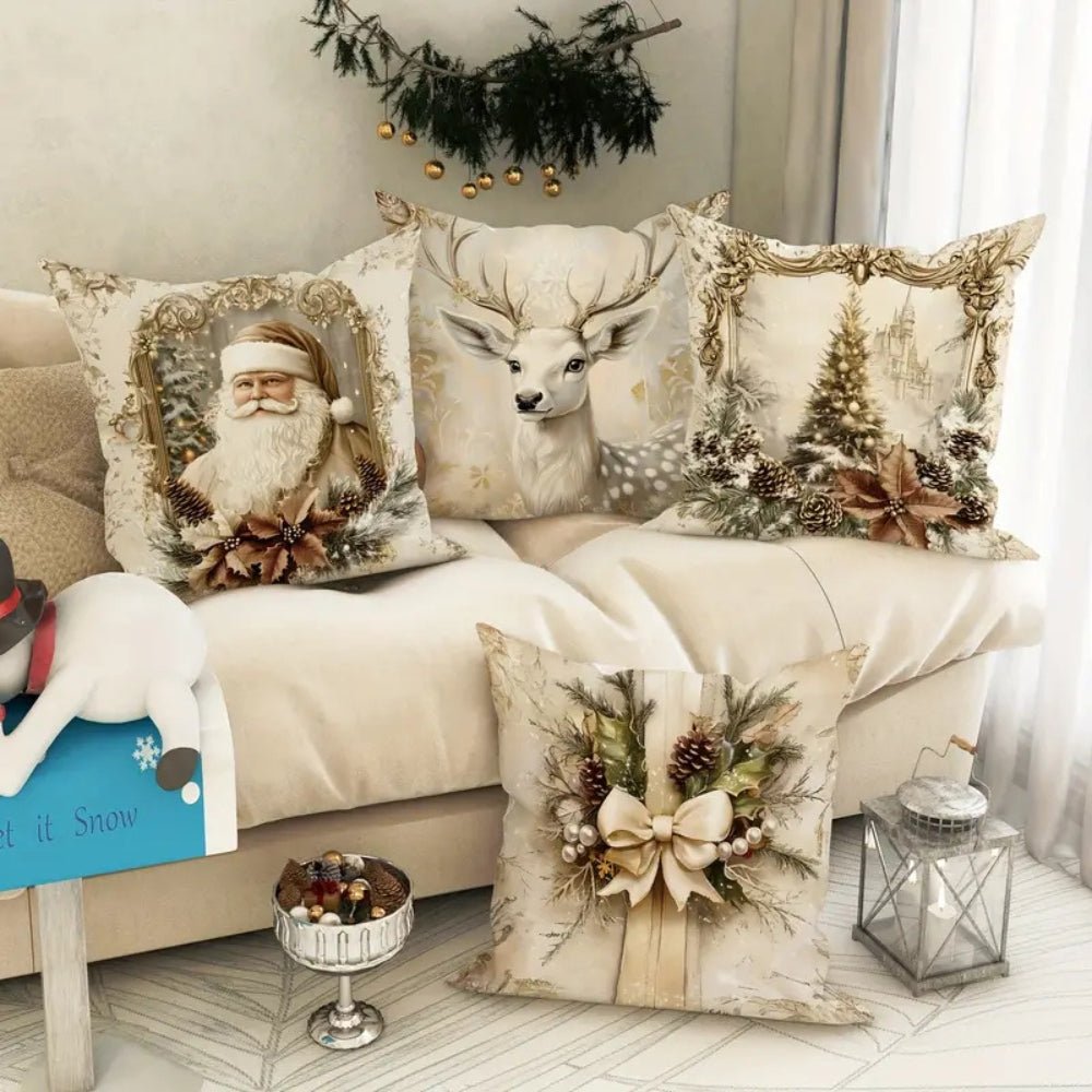 FestiveCovers – Federe per cuscini natalizi con motivi festivi