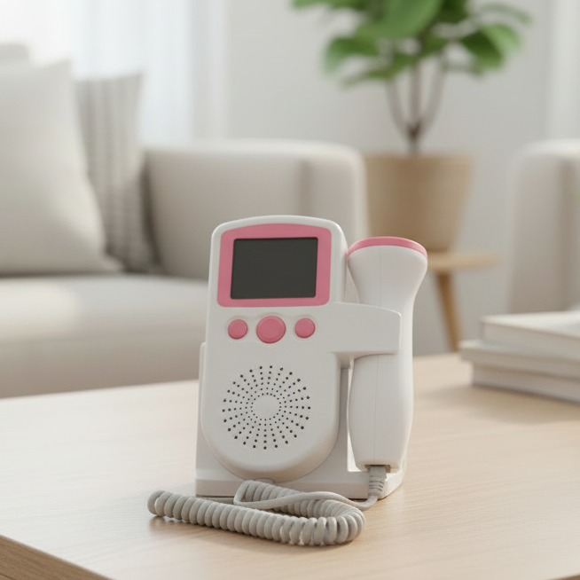 LifeRhythm – Kompakti LCD-sikiön sydänmonitori raskauden seurantaan