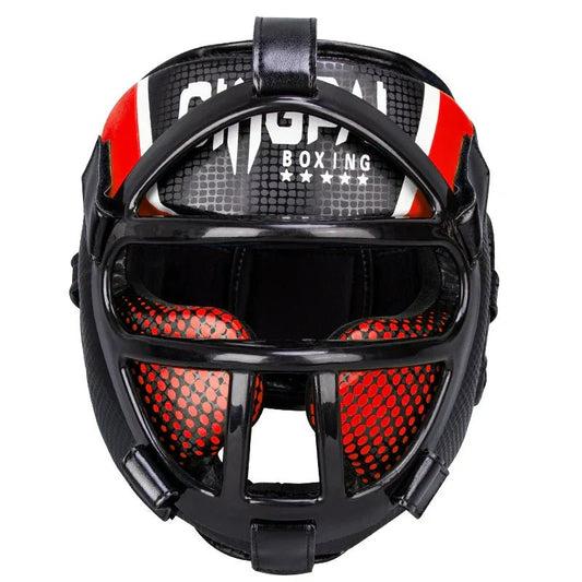  Fightguard - Premium head protection helmet with integrated face mask for kickboxing-1