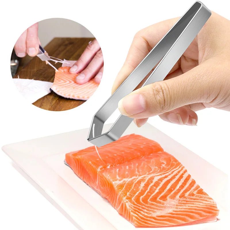 FISHCLAMP – Stainless Steel Bone Tweezers for Fast Fish Boning 4