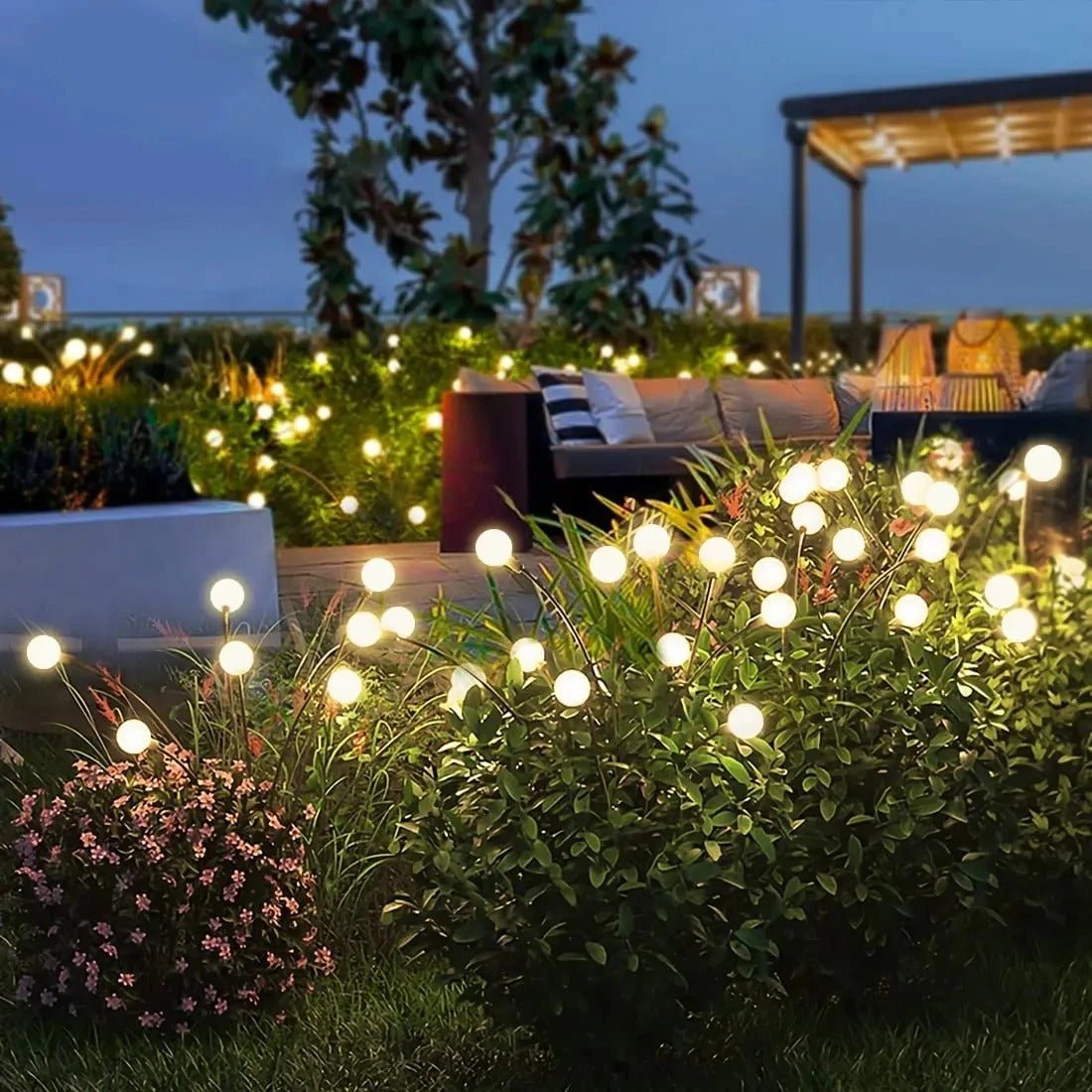 Luces FireFly Candy – Luces solares de jardín para un ambiente mágico por la noche