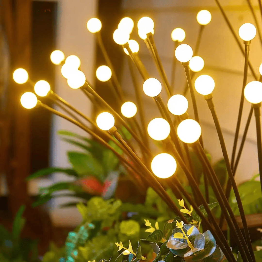 Luces FireFly Candy – Luces solares de jardín para un ambiente mágico por la noche
