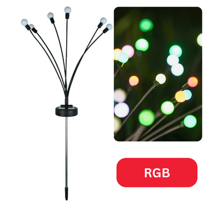 FireFly Lights Candy - Lumières solaires de jardin pour une ambiance magique la nuit