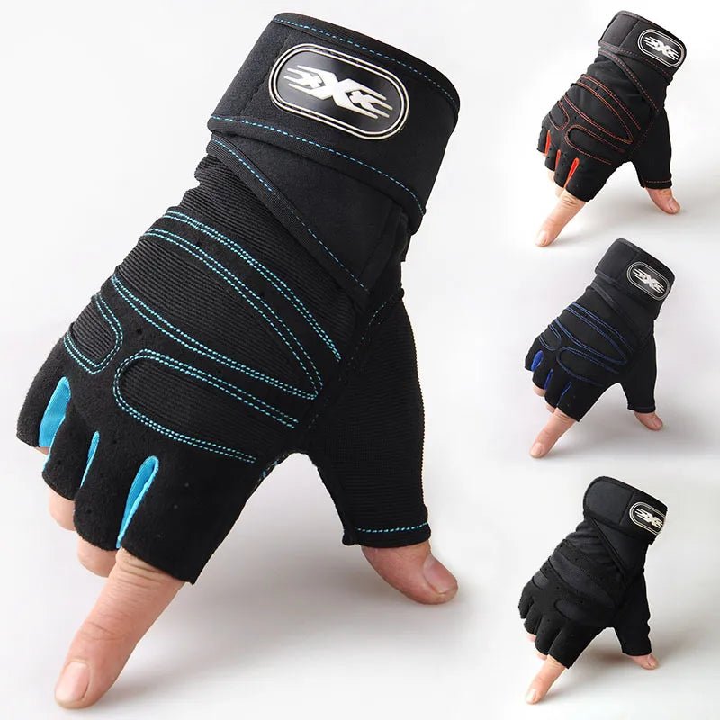  Fitflex women's training gloves - shock -resistant, breathable, wrist support for strength training-3