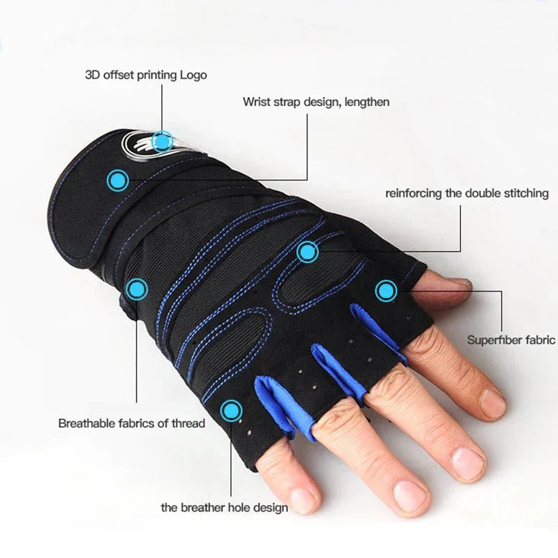  Fitflex women's training gloves - shock -resistant, breathable, wrist support for strength training-6