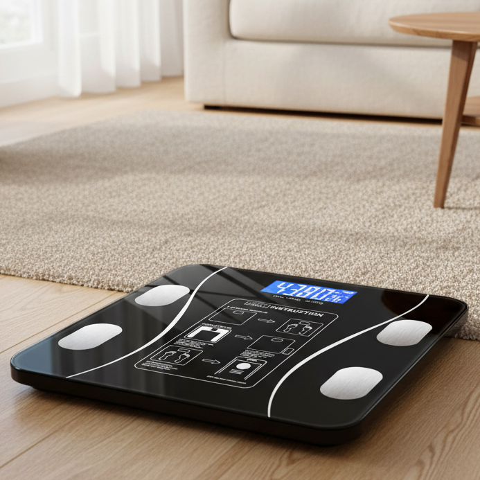  Fitscale body fat scale with app connection - 11 measured values ​​for your health-1