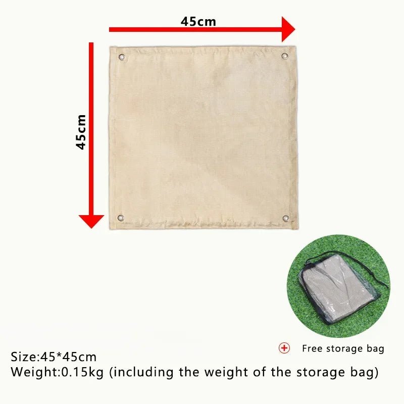 CAMPFIREX Fireproof Fiberglass Heat-Resistant Mat for Outdoor Safety 4