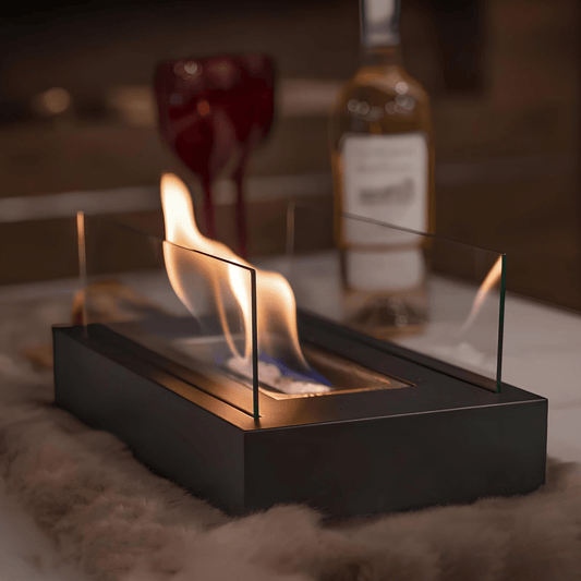 FlameGlow Bioethanol Tafelhaard - Echt vuur zonder rook of roet