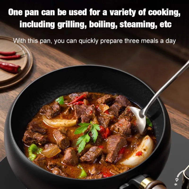 IRONPOTX – Handmade Iron Cooking Pot for Gas & Induction 5