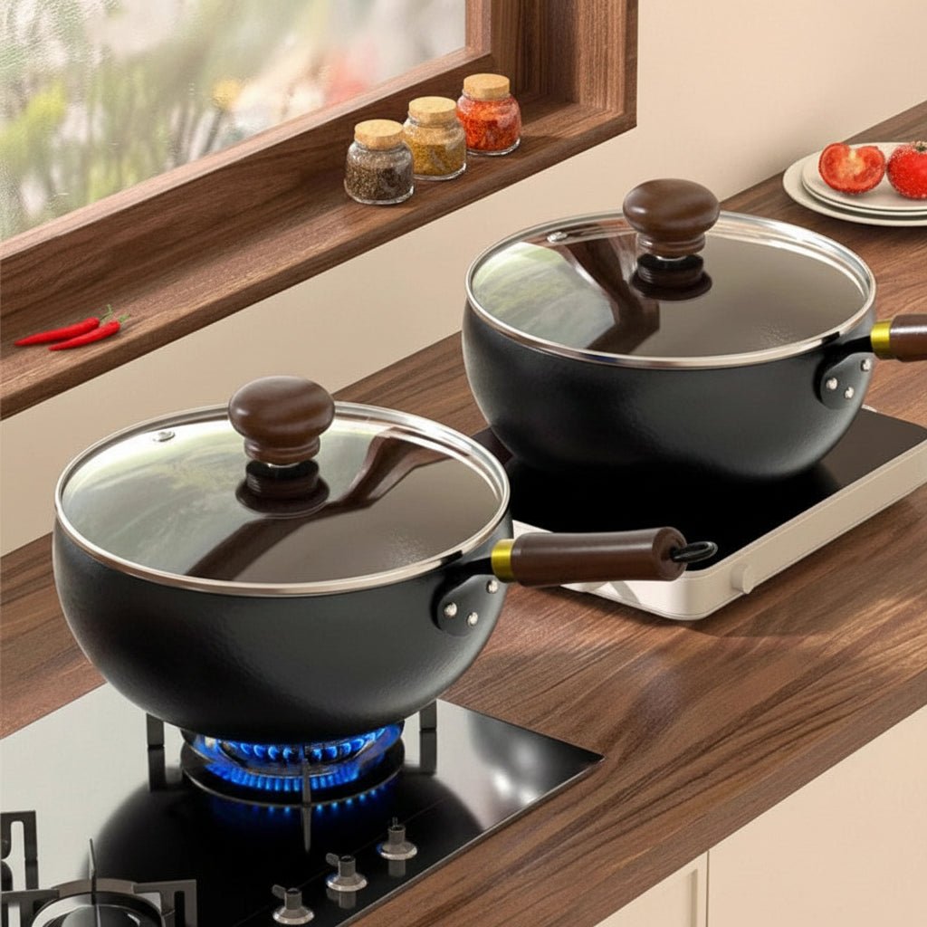 IRONPOTX – Handmade Iron Cooking Pot for Gas & Induction 1